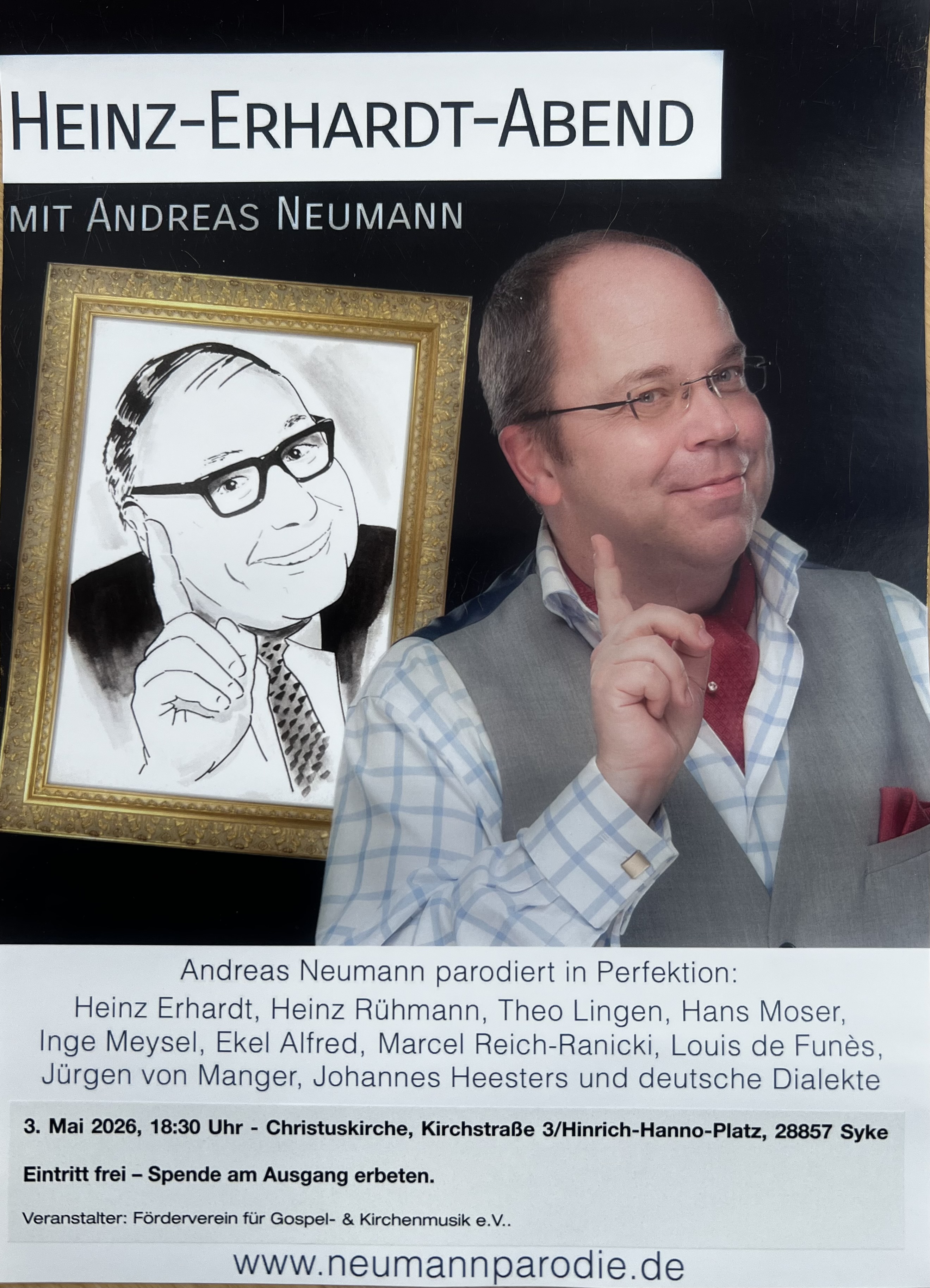 Heinz-Erhardt-Abend mit Andreas Neumann
