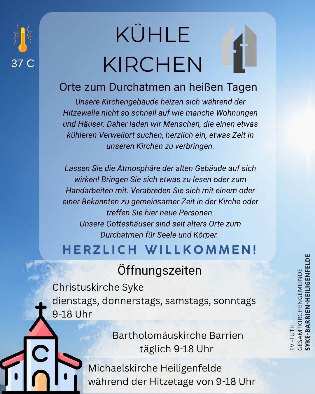 kühle Kirchen